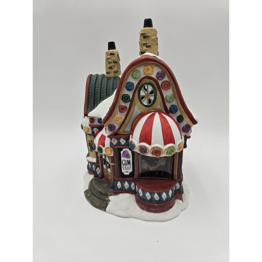 Vintage Kirkland North Pole Christmas Village Gum Drop Shop #59979 No Light Cord
